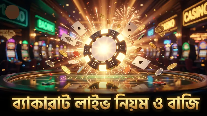 ব্যাকারাট লাইভ এর মূল নিয়ম ও বাজির ধরনগুলি বোঝা যায়