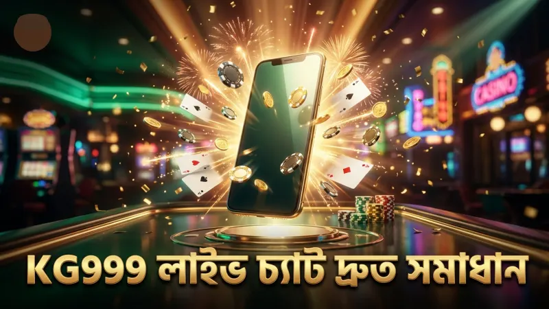 KG999-এর লাইভ চ্যাটে দ্রুত সমস্যা সমাধান করতে পারেন