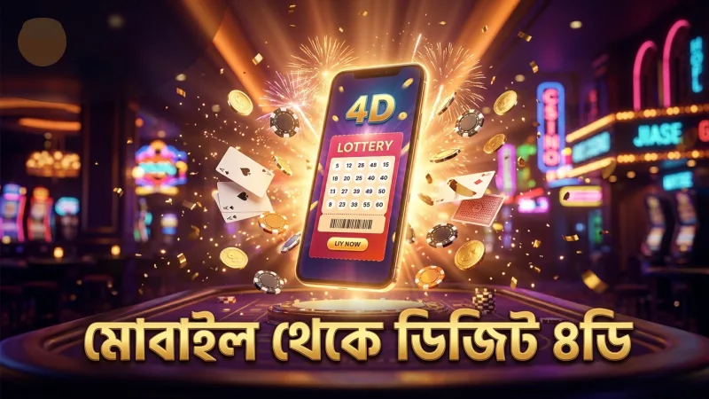 মোবাইল থেকে ডিজিট ৪ডি টিকিট সহজে নির্বাচন করুন