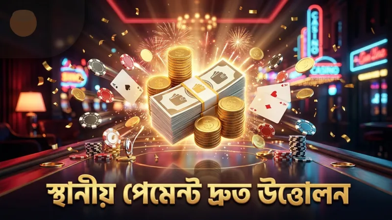 স্থানীয় পেমেন্ট রেল ব্যবহার করলে দ্রুত উত্তোলন হয়।