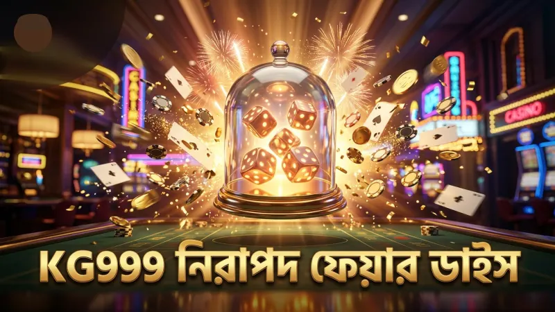 KG999-র নিরাপদ ফেয়ার ডাইস রোল ও গ্লাস গম্বুজ নিরাপত্তা প্রযুক্তি