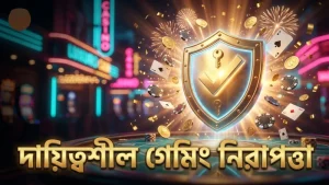 ব্যবহারকারীর তথ্য সুরক্ষা ও দায়িত্বশীল গেমিং নীতি মানা হয়।
