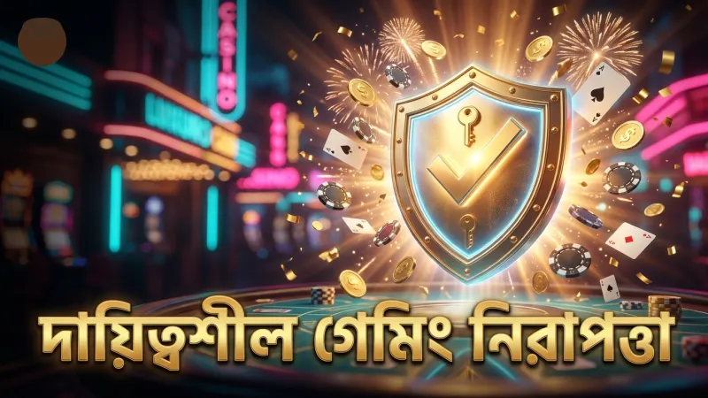 ব্যবহারকারীর তথ্য সুরক্ষা ও দায়িত্বশীল গেমিং নীতি মানা হয়।
